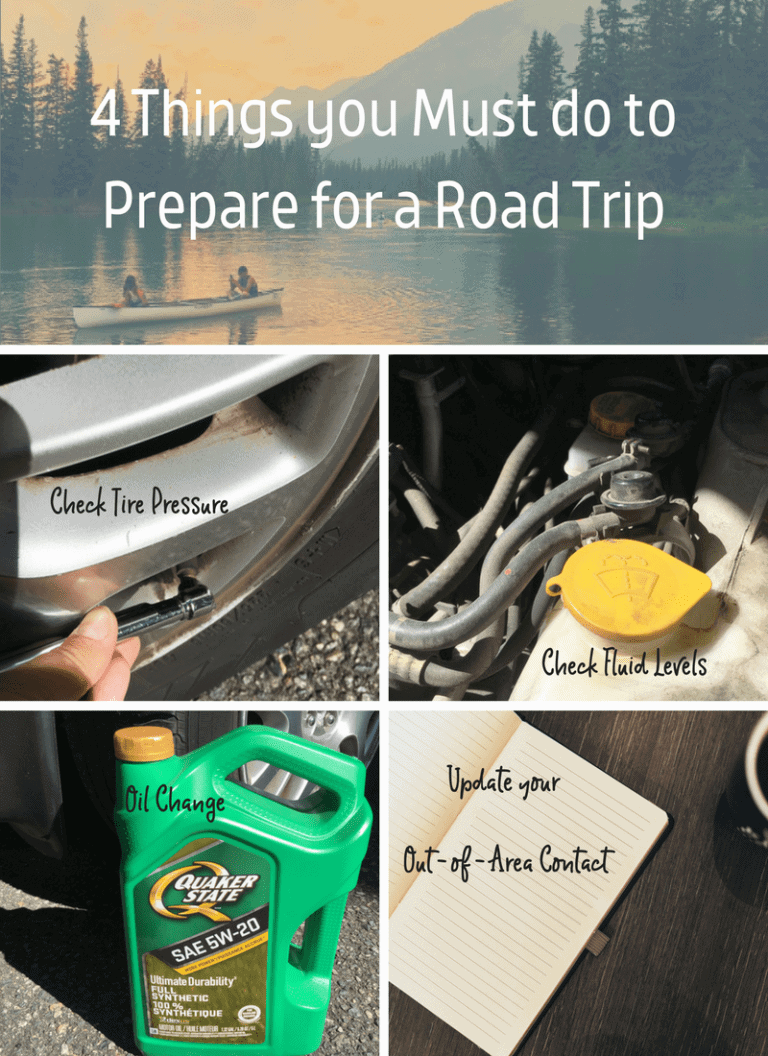 4 Things you Must do to Prepare for a Road Trip