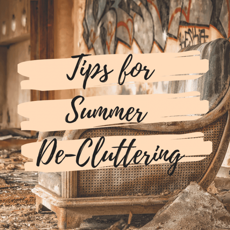summer decluttering