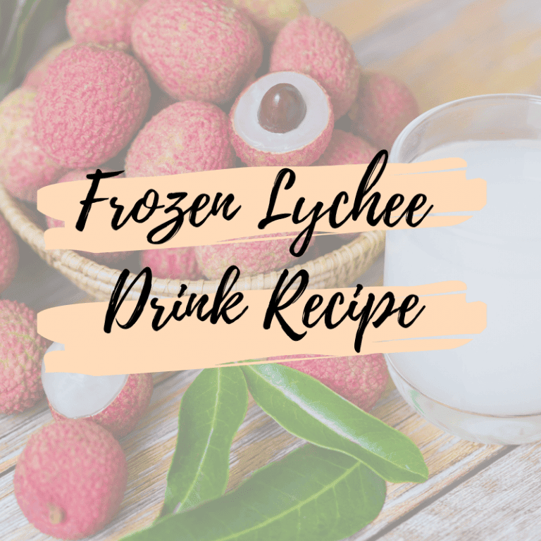 Frozen Lychee Drink Recipe